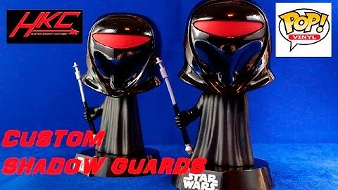 Custom Funko POP! SHADOW GUARDS The force unleashed vinyl figures by Hunter Knight Customs