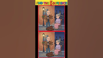 🔍 Find 5 Differences Challenge | Spot the Difference Game 🔥 #puzzle #findthedifference #shorts