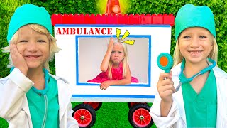 Paramedic helps baby + more Kids Songs by Katya and Dima