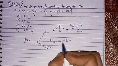 TIFR 2018 solution group theory by csir net gate chemistry