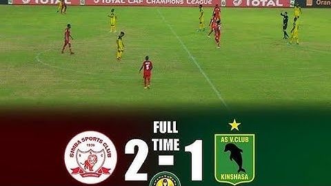 Highlights Simba Vs AS Vita Club 2-1