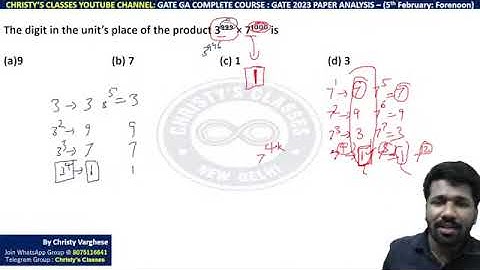 GATE 2023 | General Aptitude | Paper Analysis | Answer Key | EE, ES, XH | Christy Varghese