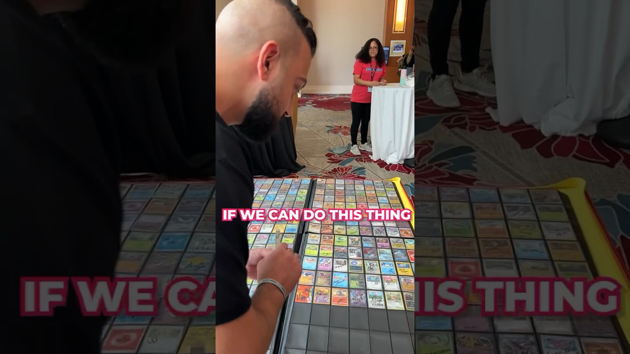 Мы побили мировой рекорд Гиннесса с карточками Pokemon