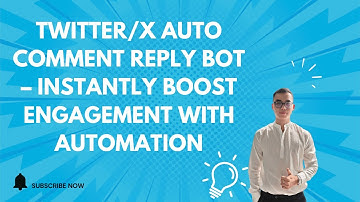 Twitter/X Auto Comment Reply Bot – Instantly Boost Engagement with Automation