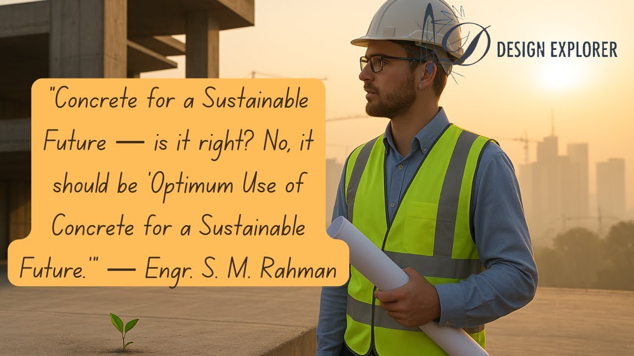 Concrete for a Sustainable Future | Design Explorer Vision for Intelligent Engineering