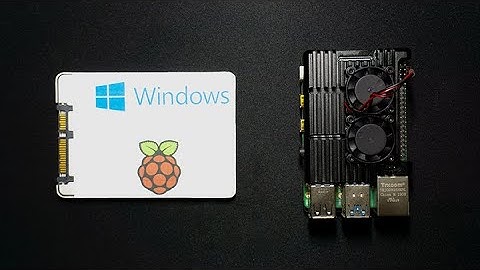 Boot Windows 10 on Raspberry Pi via SSD
