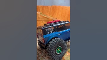 #axial #scx24 #fordbronco #injora #rc #rccrawler #desert #indoorrccrawlercourse