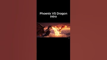 Thumbnail of AI Phoenix VS Dragon intro #mythic #mythicalcreatures #dragon #phoenix #shorts #interesting #ai