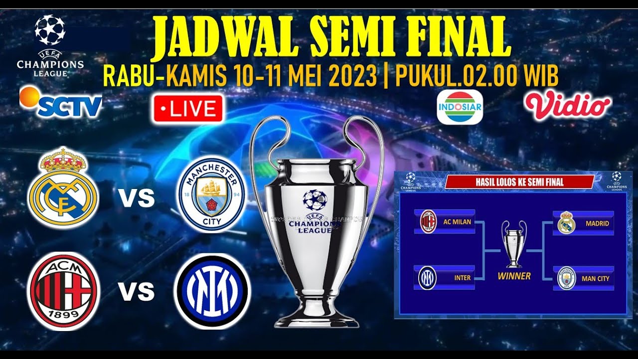 Jadwal Semi Final Liga Champion 2024 Andeee Hesther