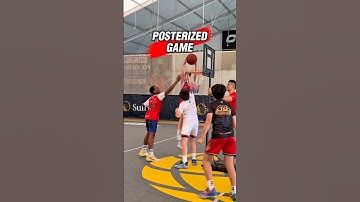 Cho tụi nhỏ tập úp rổ trước để mốt lớn lên đỡ bỡ ngỡ 🤣 #ballislife #basketball