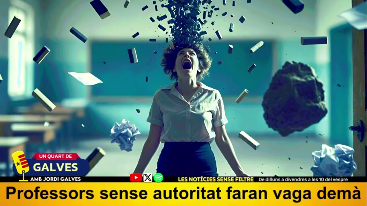 Professors sense autoritat faran vaga demà per demanar millores educatives i salarials /2026 02 10
