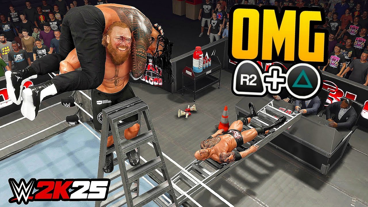 WWE 2K25: 25 экстремальных способов уничтожить противника!