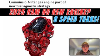 2025 Ram 2500 3500 8 speed transmission with a new Cummins gas and Diesel engine? Ram has a surprise