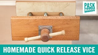 Homemade Quick Release Vice The vice is finished and it works fantastic, I couldn