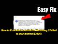 How to Fix Failed to Initialize Watchdog / Failed to Start Service (2026 Fix)
