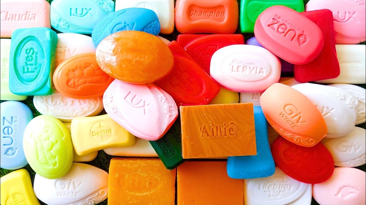 Rainbow Soap Carving & Crushing ASMR 🌈 Satisfying Visuals