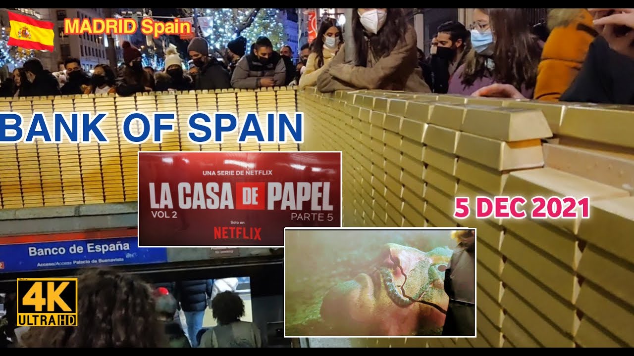 LA CASA DE PAPEL at BANK OF SPAIN 🇪🇸 NETFLIX Incredible Creation