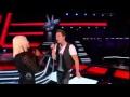 Michael lynch and christina aguilera dancing together  the voice usa 2013