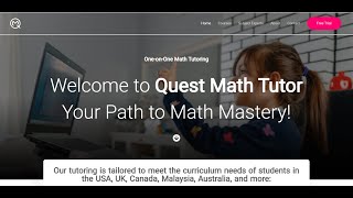 Welcome to Quest Math Tutor | Online Math Tutoring for Grades 4–12 |GCSE| |IGCSE| |University level|