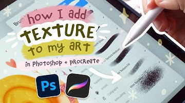 My Digital Texture Brushes & How To Use Them 🖌️✨ Procreate & Photoshop Walkthrough