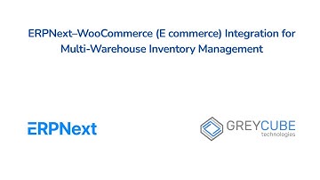 ERPNext WooCommerce MultiWarehouse Integration GreyCube