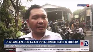 Ditemukan Jasad Juragan Depot Air Isi Ulang Dicor dan Dimutilasi