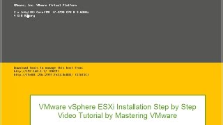 ESXi 6 Installation Step by Step