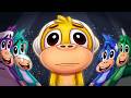 Five Little Monkeys Jumping 🦧🎹 2 Minute Loop Mashup Remix 🎵 Cocomelon Inspired Baby Nursery Rhymes 🎀