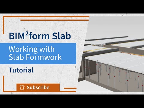 BIM²form Slab: Demo Modular Slab Formwork - Panel Method | BIM²