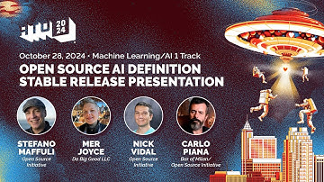 Open Source AI Definition Stable Release - Stefano Maffulli, Mer Joyce, Nick Vidal, & Carlo Piana