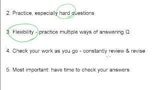 How to Get an 800, SAT Math Tactics #7