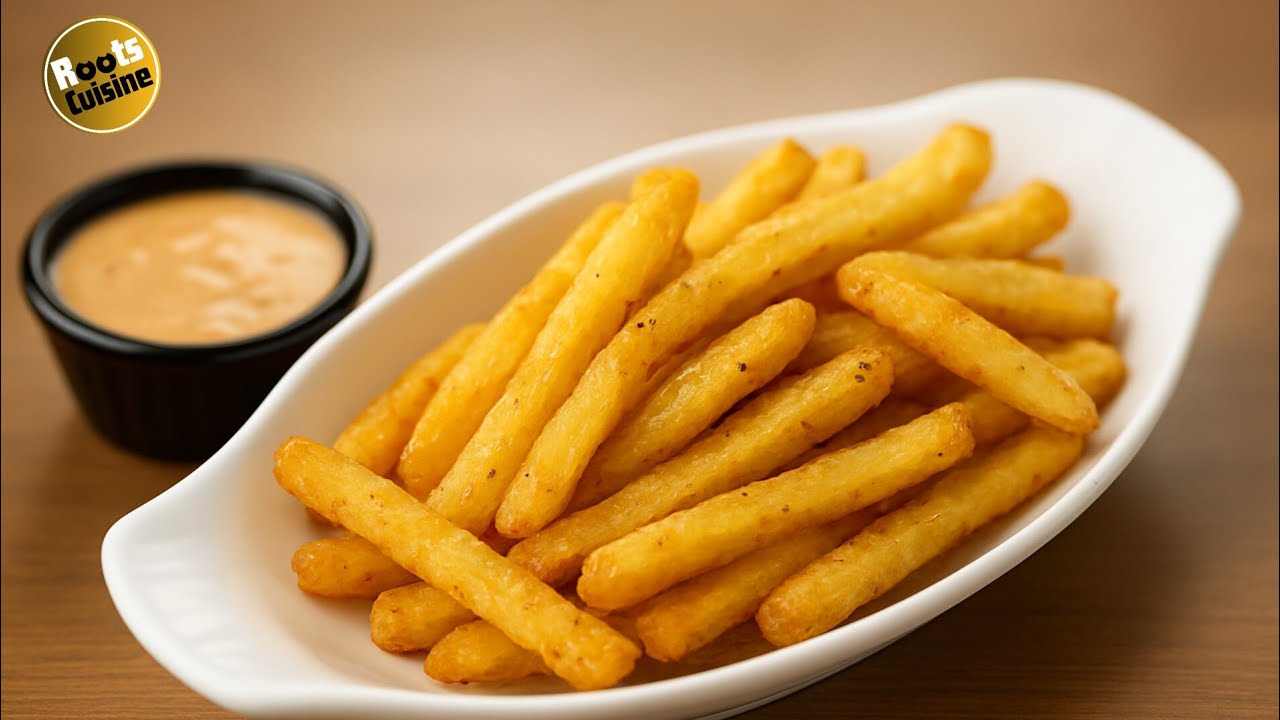 Easy Crispy French Fries Recipe| Masala Fries recipe by Roots Cuisine 