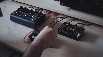 Korg NTS 1, Bastl Midi Looper and Strymon Nightsky