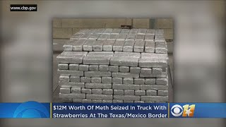 Border Agents Stop Truck Carrying Frozen Strawberries, Find Over $12M Worth Of Meth