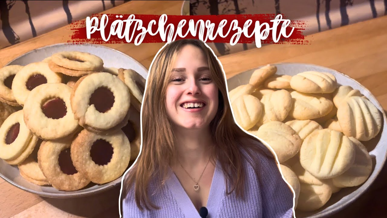 Meine liebsten PLÄTZCHENREZEPTE ❤️✨🎄 (vlogmas ep.8) - maja.