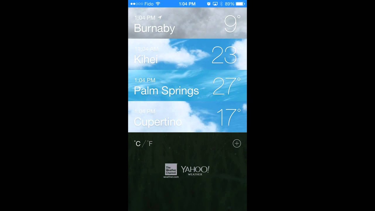 iPhone Weather App Tricks - YouTube