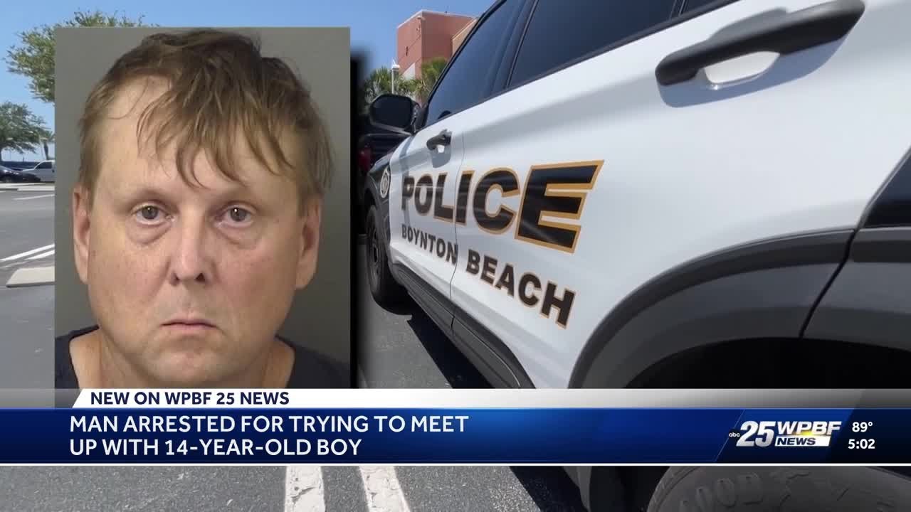 Boynton Beach police arrest Orlando man for attempting to meet minor