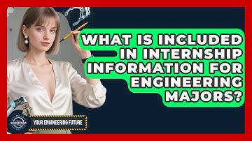 What Is Included in Internship Information for Engineering Majors? - Your Engineering Future