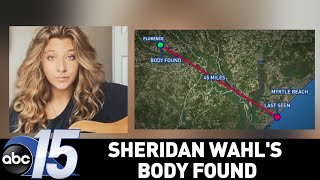 Sheridan Wahl's body found