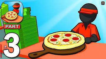 Pizza Ready - Gameplay Walkthrough Part 3 - Bake Pizzas Delight Guests (Android, iOS)
