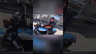 Harley rider confronts Biker over Courtesy