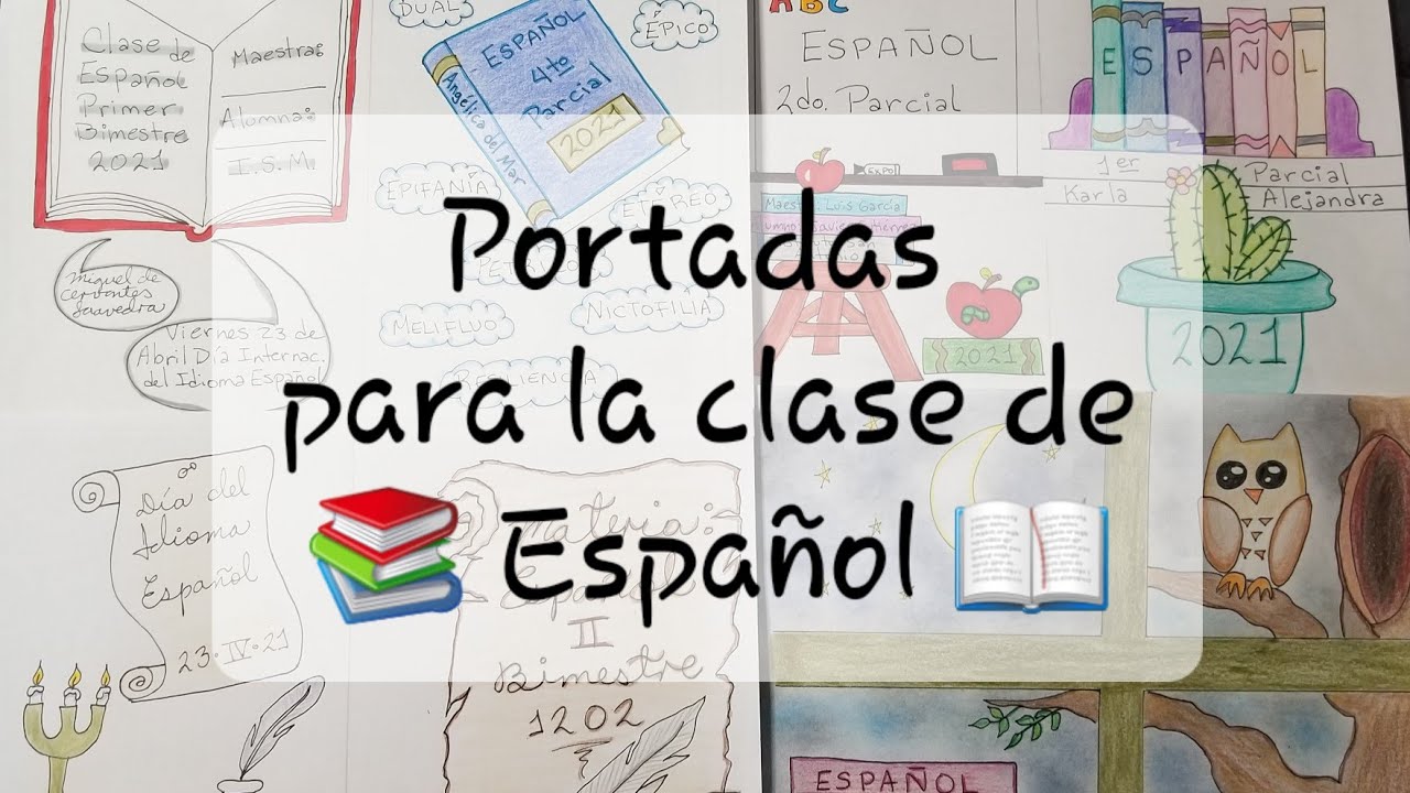 7 Portadas Para la Clase de Español 📚 📖 - thptnganamst.edu.vn