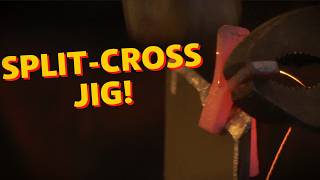 How to forge a split cross hardy tool!