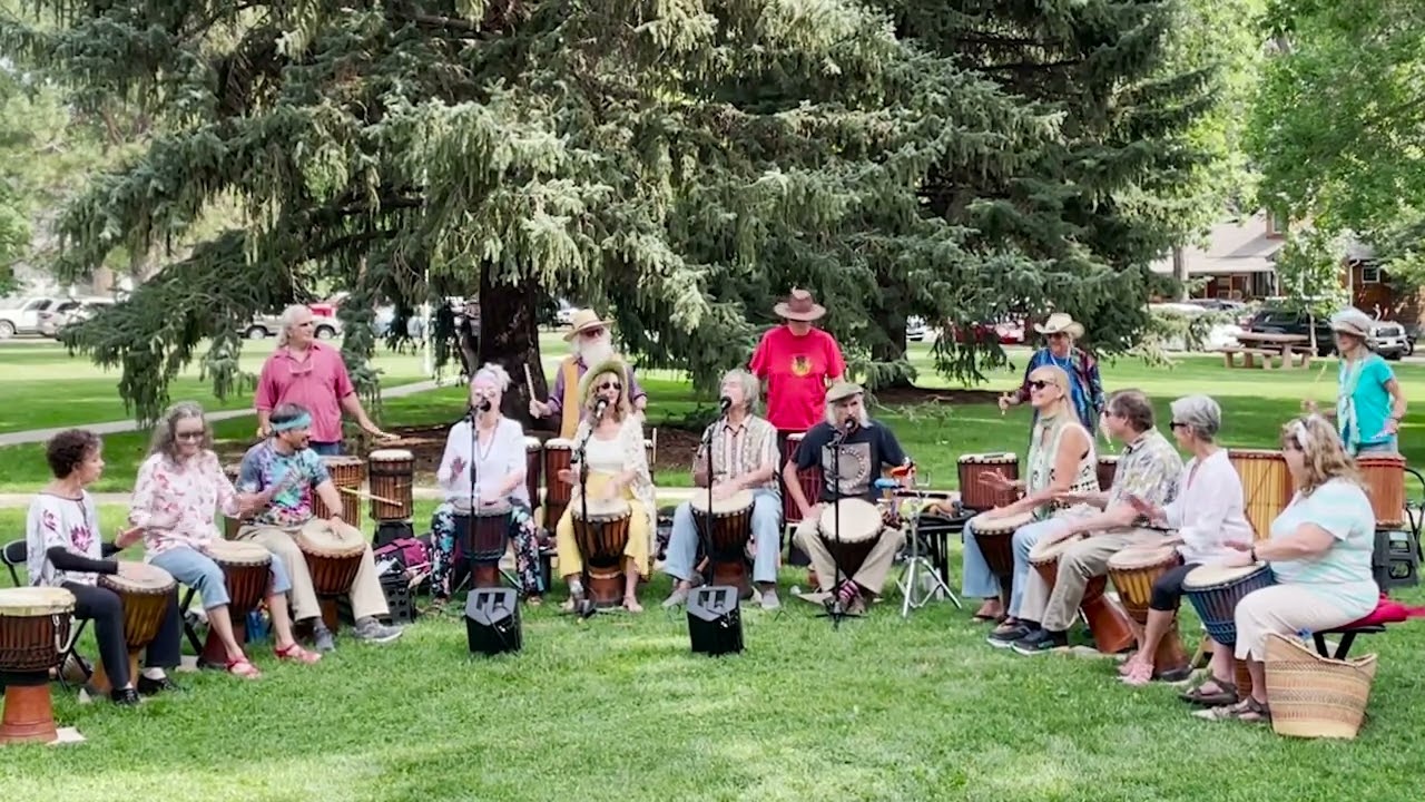 "Higher Ground" (djembe orchestra) plays "Higher Ground" Berthoud
