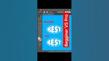 Difference between beginner and pro graphic designer #adobeillustrator #graphicdesign