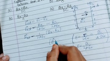 Two identical metal plates are given positive charges Q1 and Q2 respectively.If they are now brought