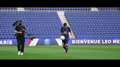 Lionel Messi welcomed to PSG by Tilta Float System