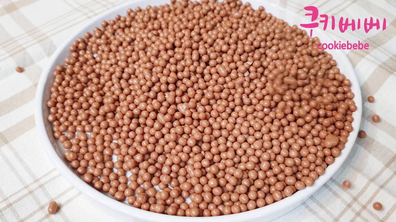 [ASMR, Dropping on a chocolate plate]초코볼(CRISPEARLS)쏠티드캬라멜, 접시에 떨어트리는 소리 17분 연속듣기