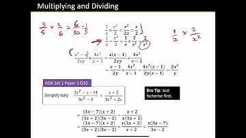 Algebraic fractions - lesson 2