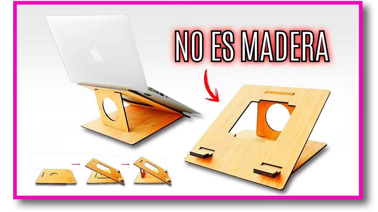 Atril para Notebook con soporte de celular